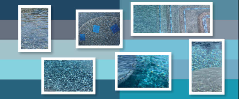 Swimming Pool water color hues - Finest Finish Blends guide to selecting color - Finest Finish Pools