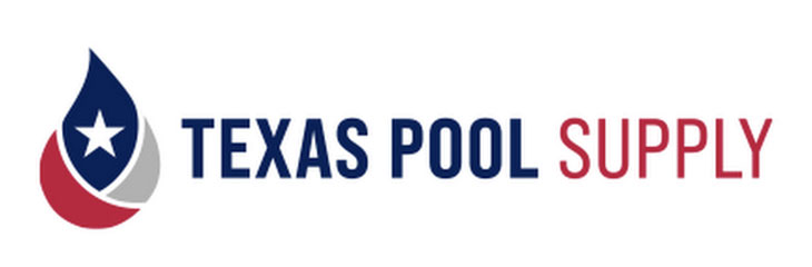 Texas Pool Supply logo - red white and blue